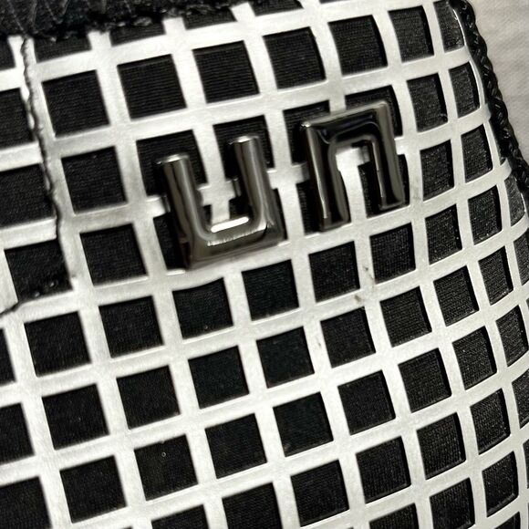 UN United Nude Fold Stella LO Silver Grid Black and Redish Orange Size 38 - Picture 3 of 11